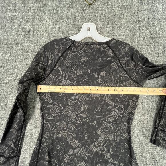 Burton Shirt Womens Small Gray Dry Ride Baselayer Snowboarding Snow - Picture 7 of 10